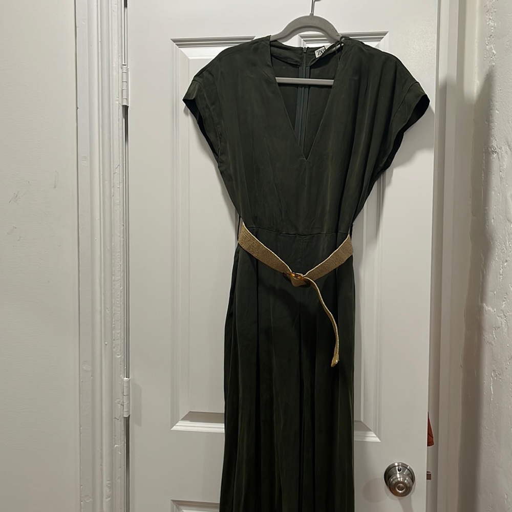Zara jumpsuit with belt